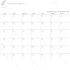 Undated Month Planner