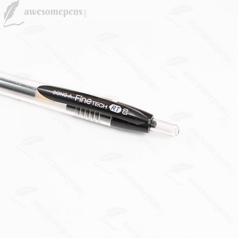 DONG-A Fine-Tech RT Kugelschreiber – 0,3 Mm, Schwarz, Einziehbar, Für Feine Linien