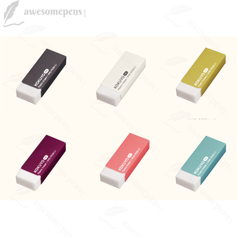 Kokuyo Me Plastic Eraser Chic Plum awesomepens.co.uk