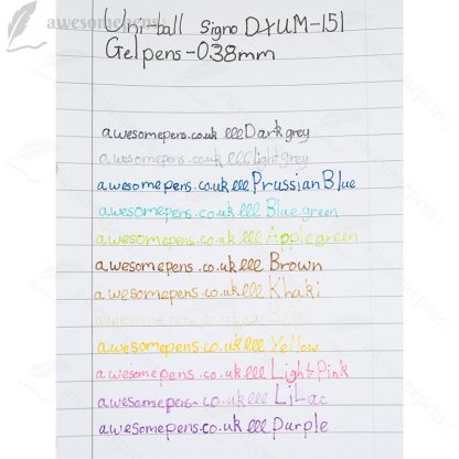 * Uni-Ball Signo DX UM-151 Gel Pen - 0.38mm - Image 38