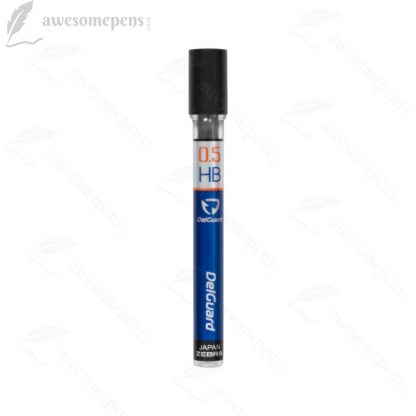 ZEBRA DelGuard Portamine 0,5 Mm - Corpo Rosa Quadrato (P-MA85-SQP) - Meccanismo Antirottura Per Studio E Lavoro
