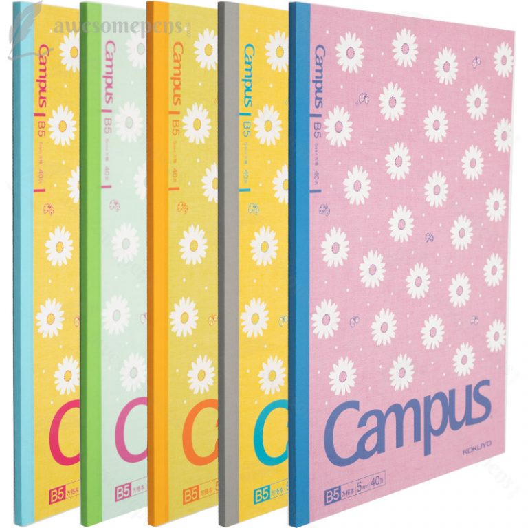 Kokuyo Campus Notebook B5 5mm Squre Grid 40 Sheets Green