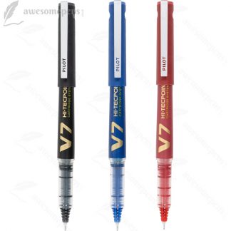 V7 Hi-Tecpoint Cartridge System Refillable Liquid Ink Rollerball Pen Fine Piont - 0.7mm