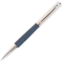 OHTO-GIZA-Rollerball-Pen-0.5mm-Blue-Body-Black-Ink-s