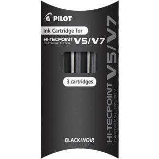 Refill for V5/V7 Cartridge System - Black - Pack of 3