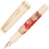Ivory with Red Marble